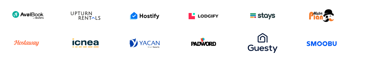 Channel Managers integrados com o PMS Kit Pro: AvaiBook, Hostify, Lodgify, Stays, Hostaway, Icnea, Yacan, Padword, Guesty, Smoobu